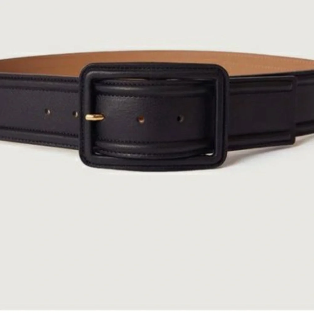 B low the belt black Leather Belt - Picture 1 of 4